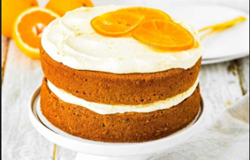 Eggless Orange Cake Recipe